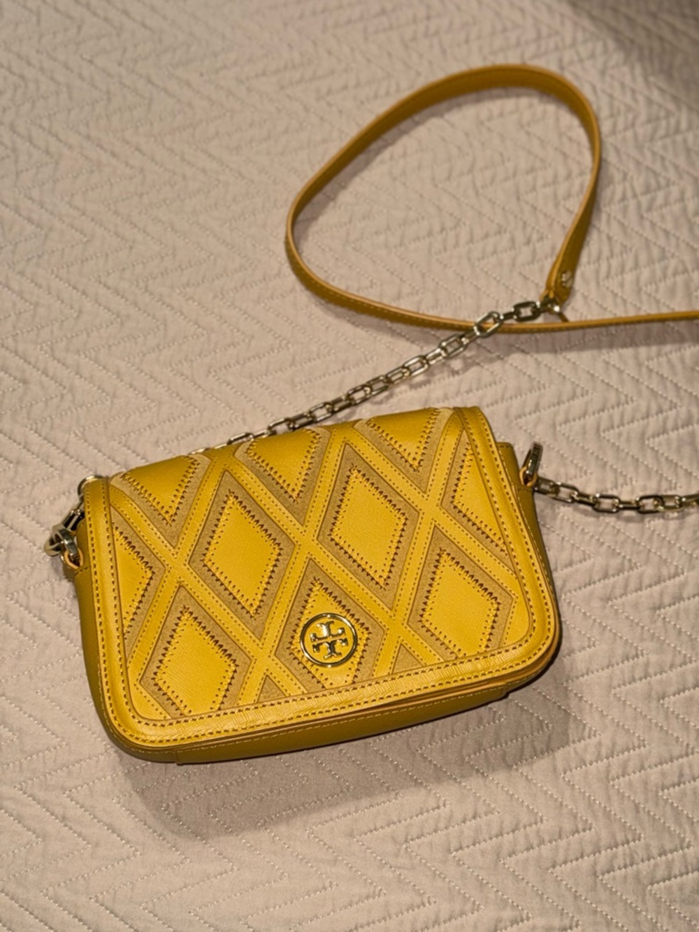 🎉FINAL PRICE! 🎉Tory Burch Robinson Patchwork Crossbody bag - Picture 7 of 11